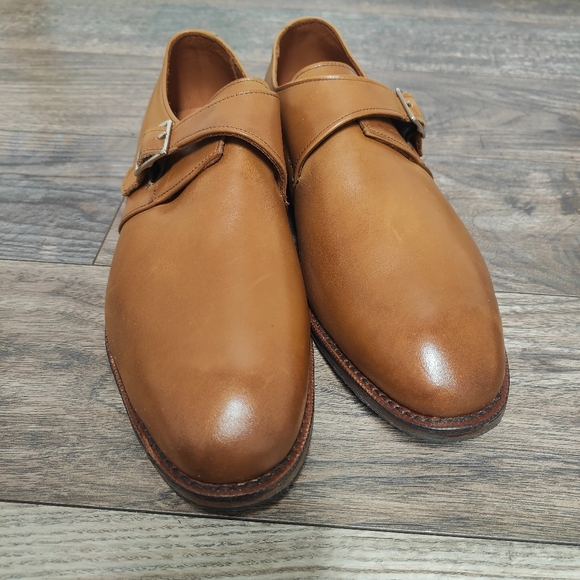 Allen Edmonds Walnut Plymouth Single Monk Strap Dress Shoes Sz 10.5 EEE 2782 main image 12